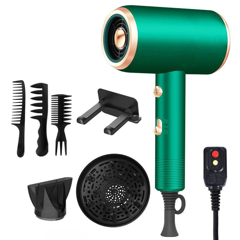 Powerful Ionic Hair Dryer Kit (1 Set), Including Hair Dryer & Concentrator & Diffuser & 3 Comb & Hanging Rack & Manual, Professional Hair Styling Tool, Versatile Styling Options, Frizz Reduction, Winter & New Year Gift, Christmas Gift, Gift Set