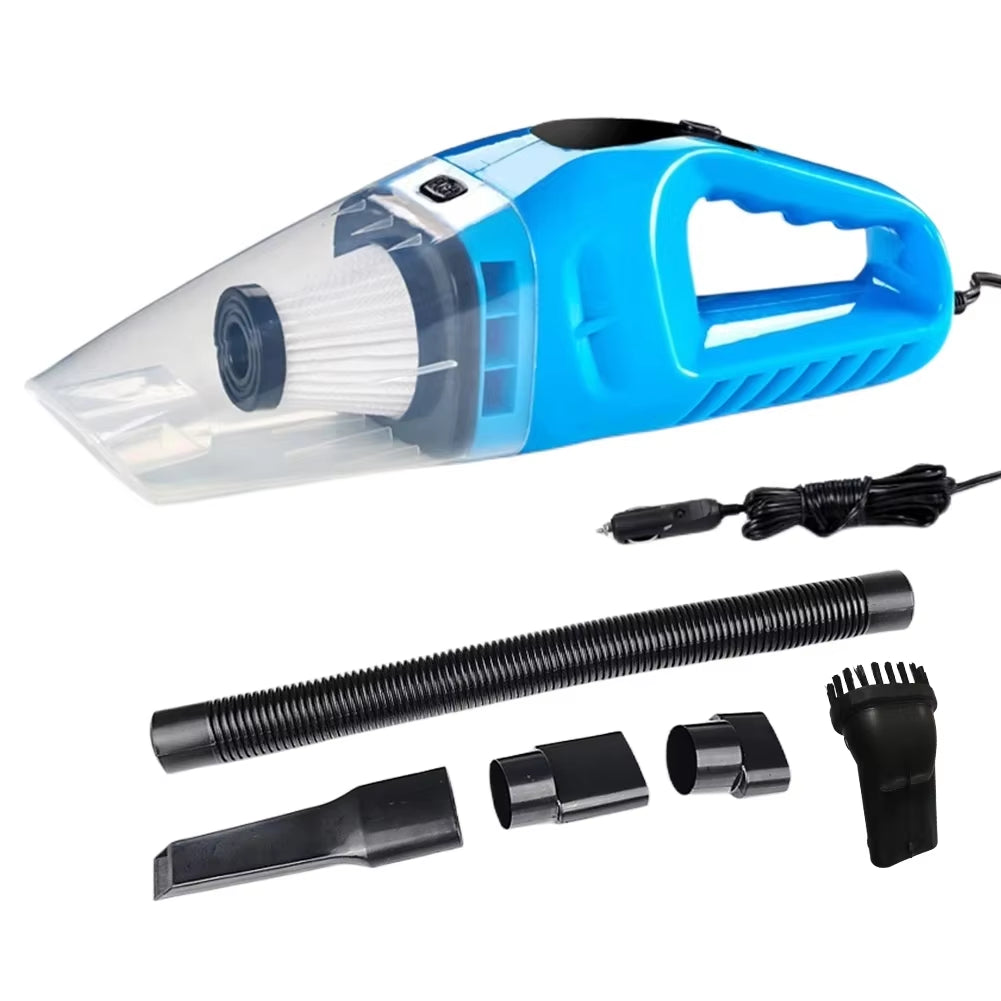 Car Vacuum Cleaner Dry Wet Dual Use Small Air Duster with 5M Cable Powerful Hoover Auto Vacuum Cleaner for Vehicle Home Cleaning