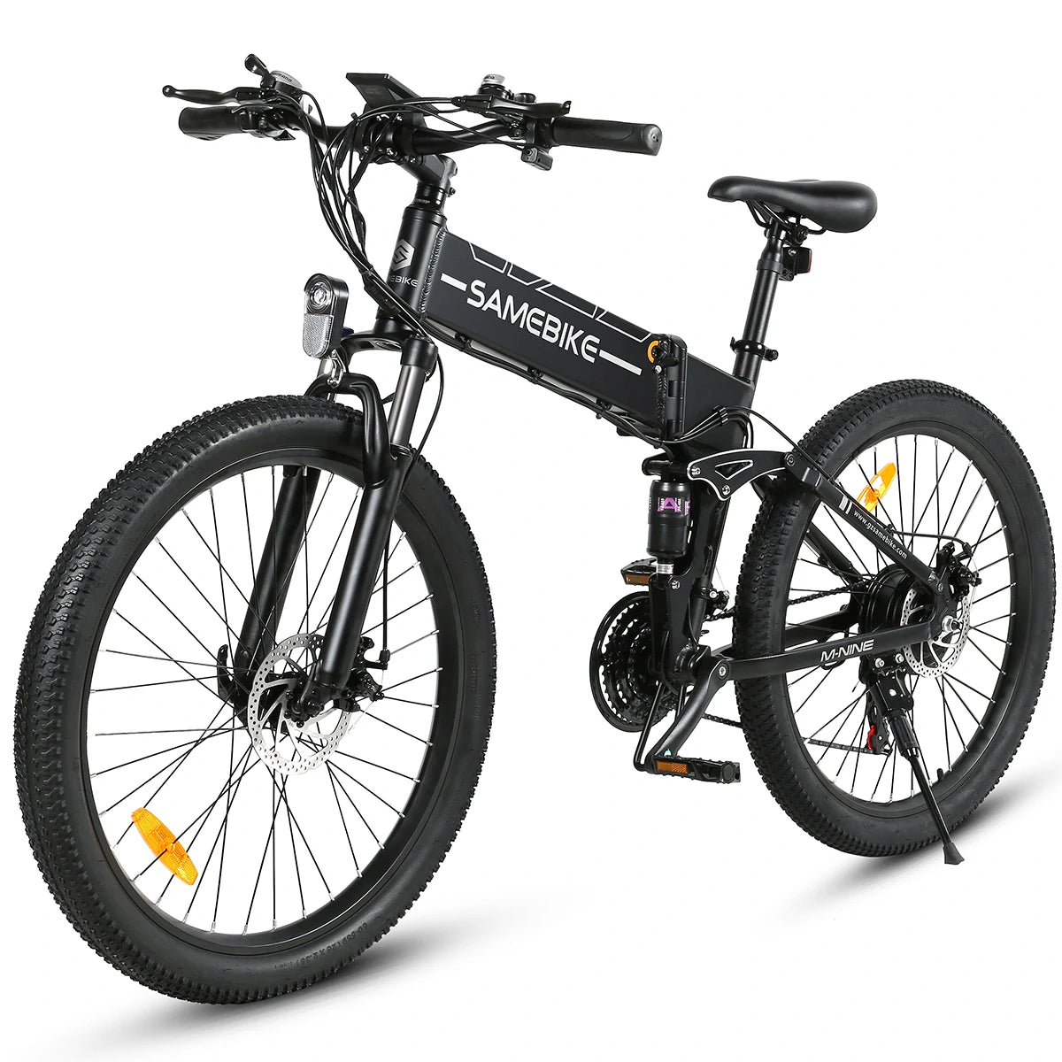 [UK Direct]  LO26-II-FT 12.5Ah 48V 500W(Max 800W) 26 Inches Moped Electric Bike Smart Folding Bike 80-90Km Mileage Max Load 100Kg with EU Plug Dual Dics Brake