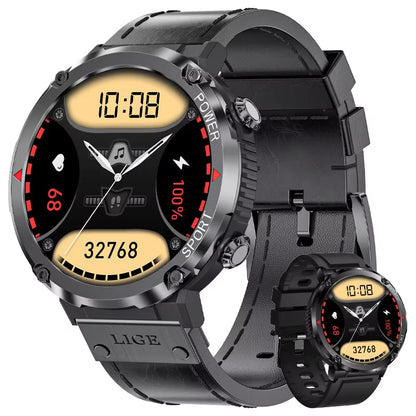 600 Mah Large Battery Watch for Men Smart Watch Men IP68 Waterproof Smartwatch AMOLED HD Screen Bluetooth Call Sports Bracelet