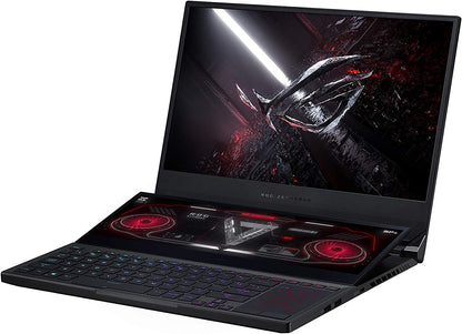 ROG Zephyrus Duo SE 15 Gaming Laptop, 15.6” 300Hz IPS Type FHD Display, NVIDIA Geforce RTX 3060, AMD Ryzen 9 5980HX, 16GB DDR4, 1TB Pcie SSD, Per-Key RGB Keyboard, Windows 10 Home, GX551QM-ES96