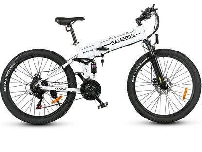 [UK Direct]  LO26-II-FT 12.5Ah 48V 500W(Max 800W) 26 Inches Moped Electric Bike Smart Folding Bike 80-90Km Mileage Max Load 100Kg with EU Plug Dual Dics Brake