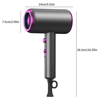 Powerful Ionic Hair Dryer Kit (1 Set), Including Hair Dryer & Concentrator & Diffuser & 3 Comb & Hanging Rack & Manual, Professional Hair Styling Tool, Versatile Styling Options, Frizz Reduction, Winter & New Year Gift, Christmas Gift, Gift Set