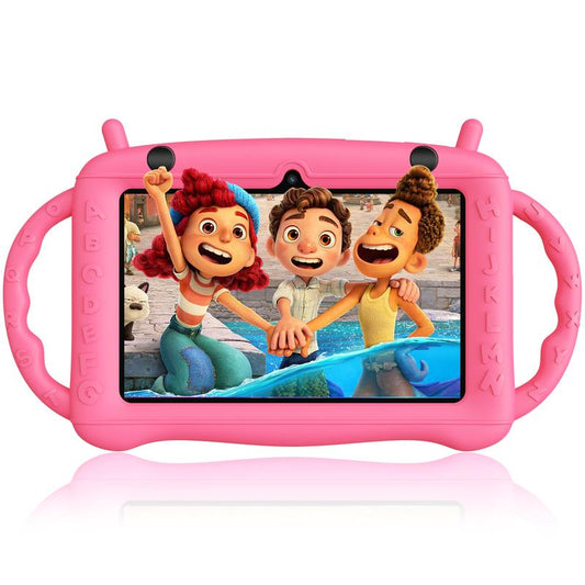 7-Inch Android Kids Tablet, 32GB ROM with Bluetooth, Wifi, GMS, Parental Controls, Dual Cameras, Shockproof Case, Education Smartphone Cellphone