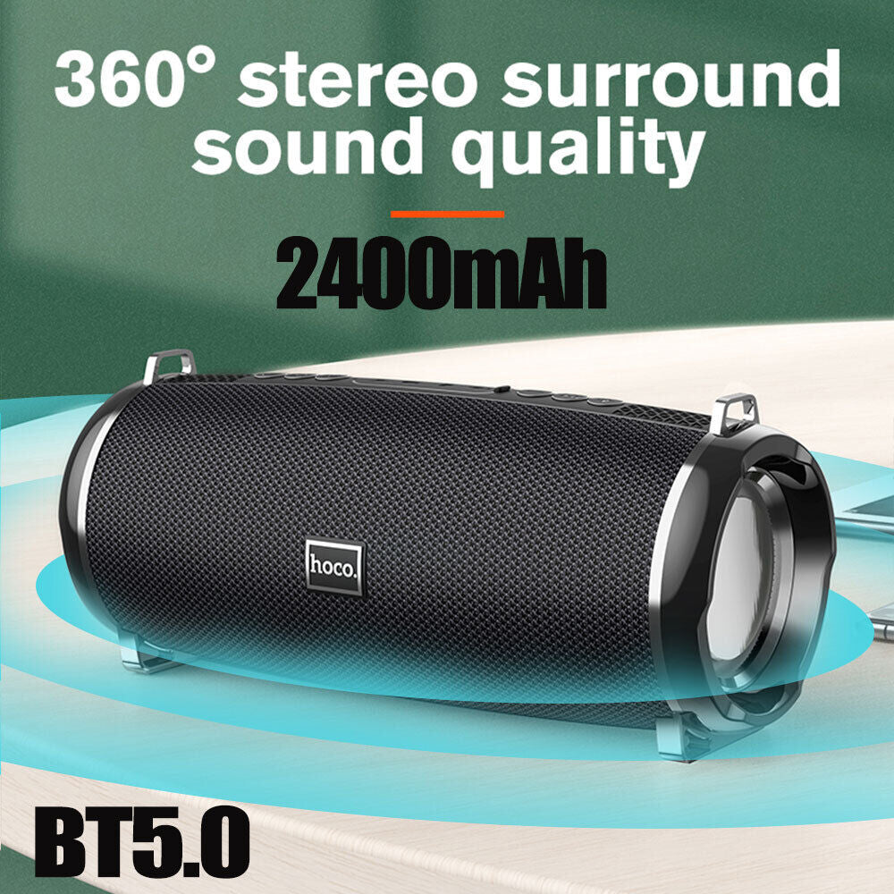 Portable RGB Speakers Wireless Bluetooth Speaker Stereo Bass Subwoofer TF/FM