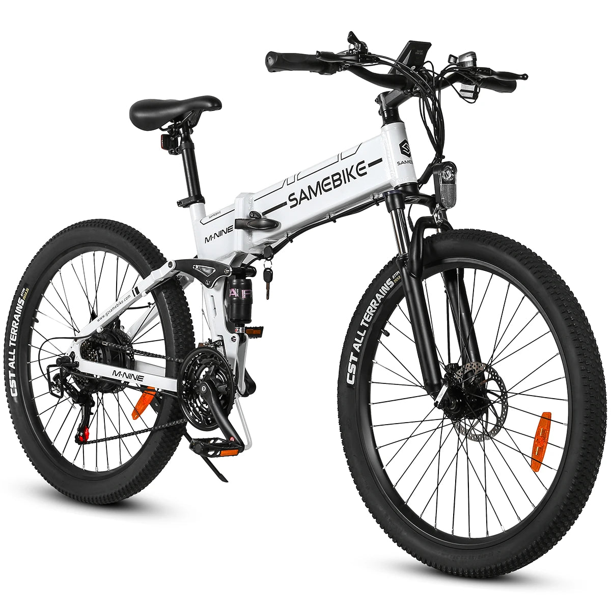 [UK Direct]  LO26-II-FT 12.5Ah 48V 500W(Max 800W) 26 Inches Moped Electric Bike Smart Folding Bike 80-90Km Mileage Max Load 100Kg with EU Plug Dual Dics Brake