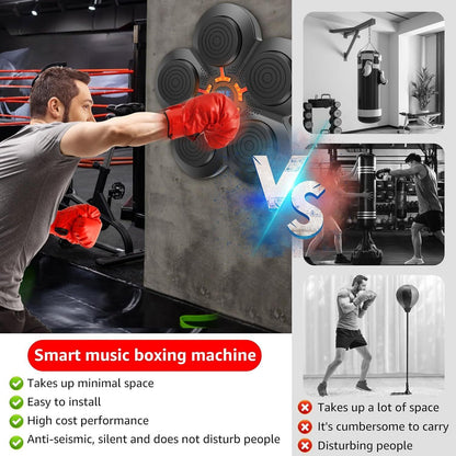 Smart Boxing Training Music Electronic Boxing Machine Wall Target Wall Mounted