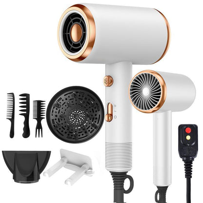 Powerful Ionic Hair Dryer Kit (1 Set), Including Hair Dryer & Concentrator & Diffuser & 3 Comb & Hanging Rack & Manual, Professional Hair Styling Tool, Versatile Styling Options, Frizz Reduction, Winter & New Year Gift, Christmas Gift, Gift Set