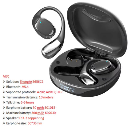 Wireless Bluetooth Translator Headphones 144 Languages Translation Headset Two-Way Translator Earbuds for Business Travel