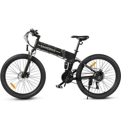 [UK Direct]  LO26-II-FT 12.5Ah 48V 500W(Max 800W) 26 Inches Moped Electric Bike Smart Folding Bike 80-90Km Mileage Max Load 100Kg with EU Plug Dual Dics Brake